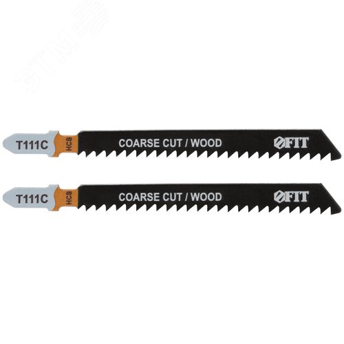 Полотна по дереву, HCS, разведенные, фрезерованные зубья, 100/74/3 мм (Т111С), 2 шт. - фото 1