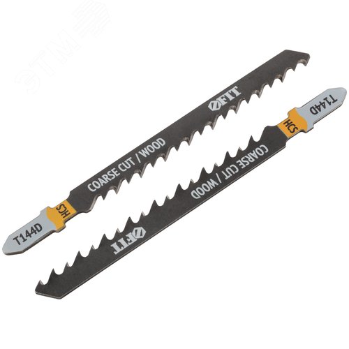 Полотна по дереву, HCS, разведенные, шлифованные зубья 100/74/4,2 мм (Т144D), 2 шт. - фото 2