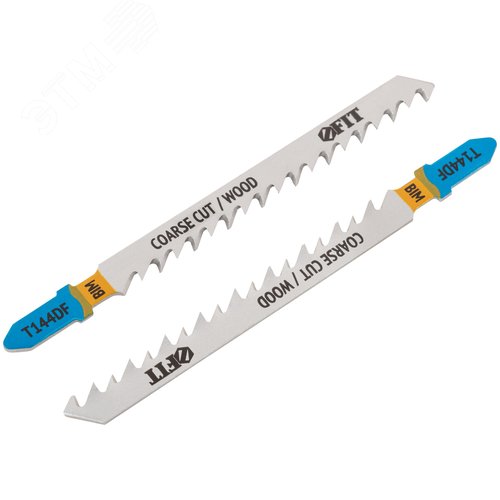 Полотна по дереву, Bimetal, разведенные, шлифованные зубья, 100/74/4 мм(Т144DF), 2 шт. - фото 2