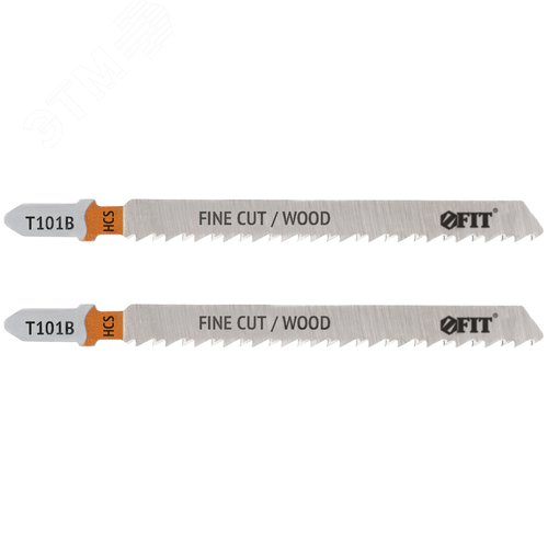 Полотна по дереву, HCS, шлифованные под свободным углом зубья, 100/74/2,5 мм (T101B), 2шт. - фото 1
