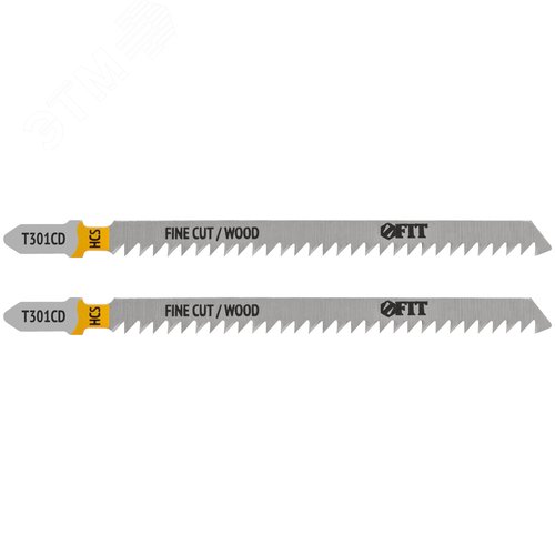 Изображение товара Полотна по дереву, HCS, шлифованные под свободным углом зубья, 116/91/3 мм (T301CD), 2 шт. (шт)