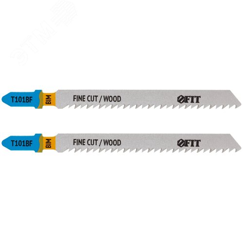 Полотна по дереву, Bimetal, шлифованные под свободным углом зубья, 100/74/2,5 мм (T101BF), 2 шт. - фото 1