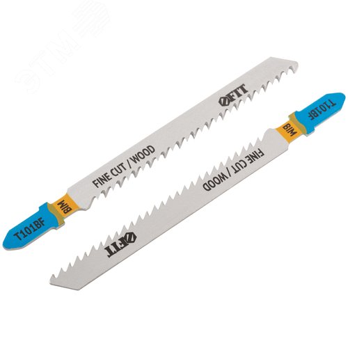 Полотна по дереву, Bimetal, шлифованные под свободным углом зубья, 100/74/2,5 мм (T101BF), 2 шт. - фото 2