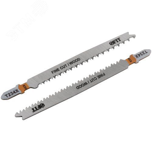 Полотна по дереву, HCS, шлифованные под свободным углом зубья, 116/91 мм, переменный шаг (T234X), 2 шт. - фото 2