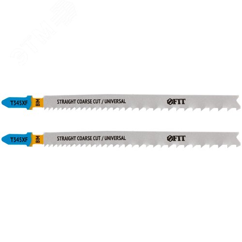 Изображение товара Полотна по дереву, металлу, пластмассе, Bimetal, фрезерованные зубья, 132/106 мм, перемен. шаг (T345XF), 2 шт. (шт)