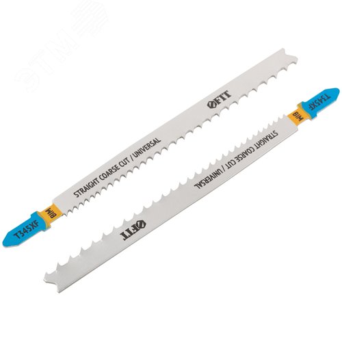 Полотна по дереву, металлу, пластмассе, Bimetal, фрезерованные зубья, 132/106 мм, перемен. шаг (T345XF), 2 шт. - фото 2