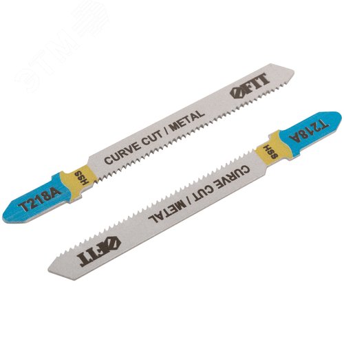 Полотна по металлу, HSS, фрезерованные, волнистые зубья, 76/51/1,1 мм (T218A), 2 шт. - фото 2