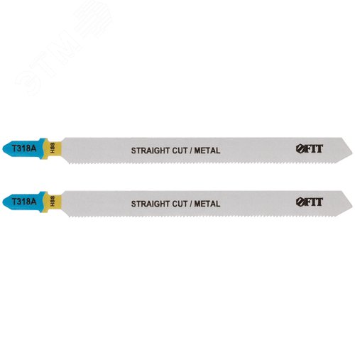 Изображение товара Полотна по металлу, HSS, фрезерованные, волнистые зубья, 132/106/1,2 мм (T318A), 2 шт. (шт)