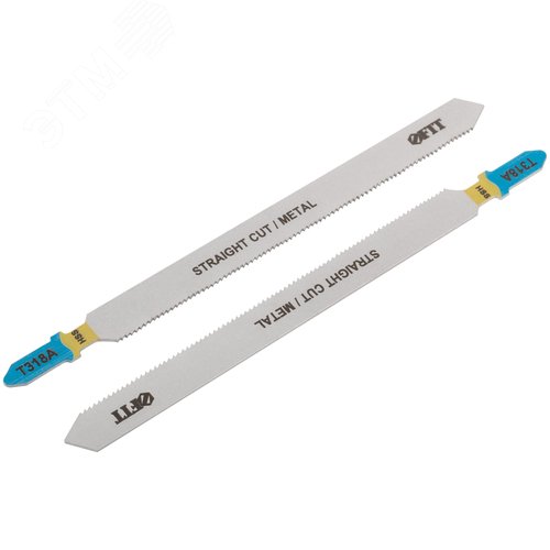 Полотна по металлу, HSS, фрезерованные, волнистые зубья, 132/106/1,2 мм (T318A), 2 шт. - фото 2