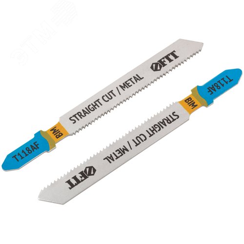 Полотна по металлу, Bimetal, фрезерованные, волнистые зубья, 76/51/1,2 мм (T118AF), 2 шт. - фото 2