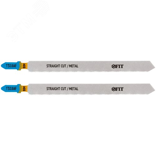 Полотна по металлу, Bimetal, фрезерованные, волнистые зубья, 132/106/1,2 мм (T318AF), 2 шт. - фото 1