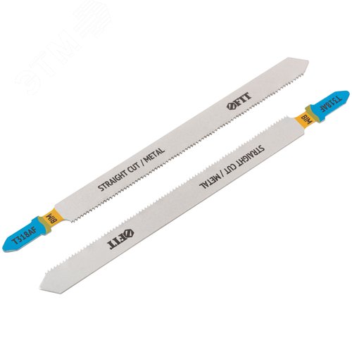 Полотна по металлу, Bimetal, фрезерованные, волнистые зубья, 132/106/1,2 мм (T318AF), 2 шт. - фото 2