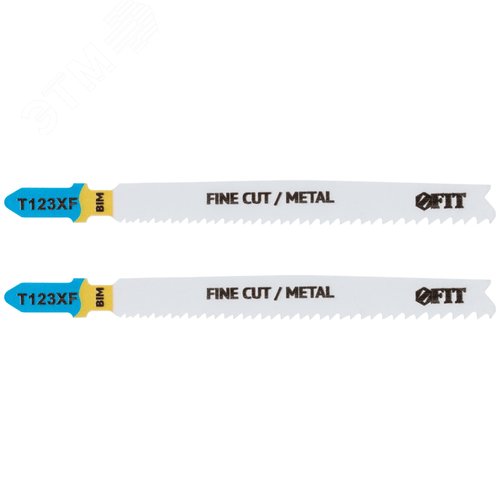 Изображение товара Полотна по алюминию и цвет.мет, HSS, фрезерованные зубья, 100/74 мм, переменный шаг (T123XF), 2 шт. (шт)