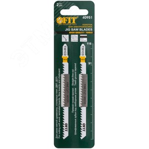 Полотна по дереву, HCS, шлифованные под свободным углом зубья, 116/91/3 мм (T301CD), 2 шт - фото 3