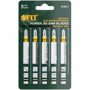 Набор полотен для электролобзика 5 шт (T111C, T101BR, T101AO, T118A, T118B) - фото 2