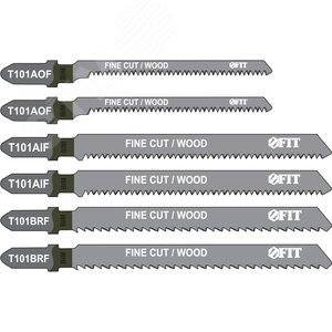 Изображение товара Набор полотен для электролобзика 6 шт (T101BRFx2, T101AOF x2, T101AIF x2) (шт)