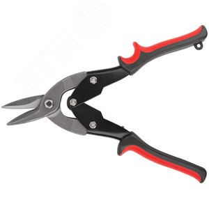 Ножницы по металлу усиленные CrV Профи, прорезиненные ручки, левые 250 мм - фото 4