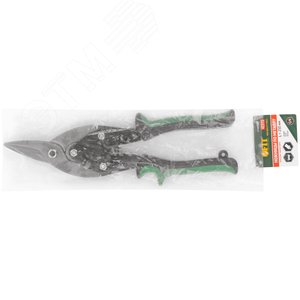 Ножницы по металлу усиленные CrV Профи, прорезиненные ручки, правые 250 мм - фото 3