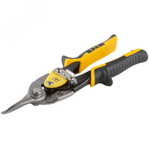 Ножницы по металлу усиленные CrMo Профи, прорезиненные ручки, прямые 250 мм - фото 2