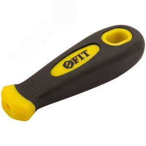 Ручка запасная для напильников прорезиненная, 110 мм, круглое отверстие 5.0 мм - фото 2