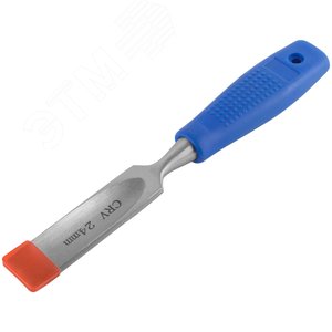 Стамеска полукруглая с пластиковой ручкой 24 мм - фото 5