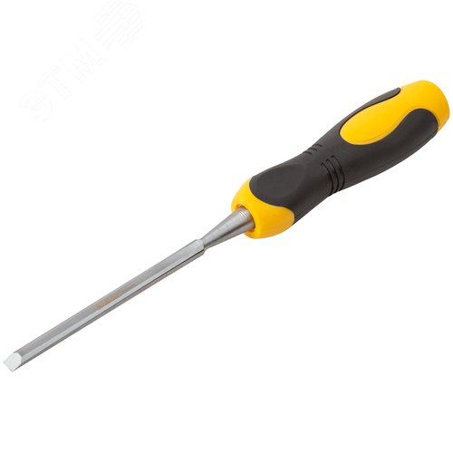 Стамеска Профидвухцветная прорезиненная ручка 6 мм - фото 2