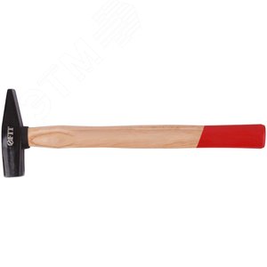 Молоток кованый, деревянная ручка 300 гр - фото 1