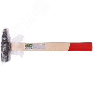 Молоток кованый, деревянная ручка 400 гр - фото 3