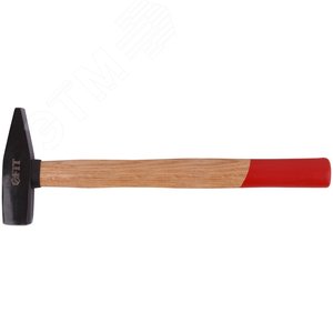 Молоток кованый, деревянная ручка 500 гр - фото 1