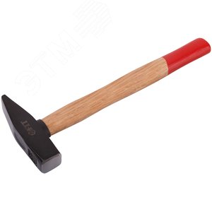 Молоток кованый, деревянная ручка 500 гр - фото 2