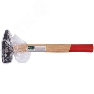 Молоток кованый, деревянная ручка 800 гр - фото 3