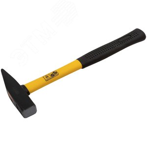 Молоток кованый, фиберглассовая ручка 400 гр - фото 2