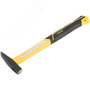 Молоток кованый, фиберглассовая усиленная ручка, Профи 100 гр. - фото 2