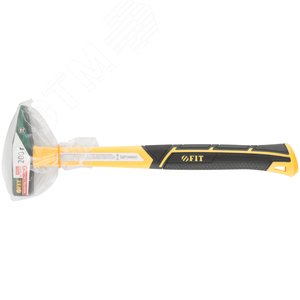 Молоток кованый, фиберглассовая усиленная ручка, Профи 200 гр. - фото 3