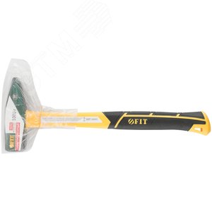 Молоток кованый, фиберглассовая усиленная ручка, Профи 1000 гр. - фото 3