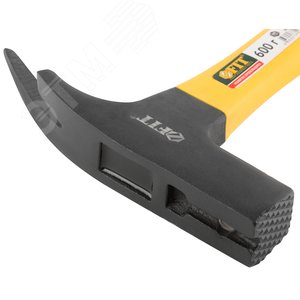 Молоток кровельщика, фиберглассовая усиленная ручка, Профи 600 гр. - фото 4