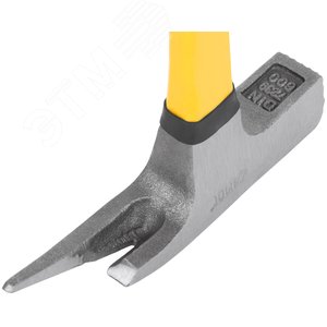 Молоток кровельщика кованый, фибергласовая усиленная прорезиненная ручка, 600 гр. - фото 6