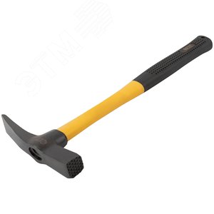 Молоток каменщика, фиберглассовая усиленная ручка 600 гр - фото 2