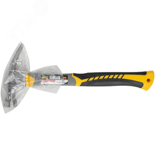 Молоток-гвоздодер, фиброглассовая усиленная 3-х цветная ручка, Профи 29 мм, 450 гр - фото 3