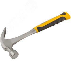 Молоток-гвоздодер, цельнометаллический Профи 27 мм, 450 гр - фото 2