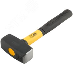 Кувалда кованая, фиберглассовая ручка Профи 1.5 кг - фото 2