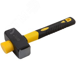Кувалда кованая, фиберглассовая усиленная ручка Профи 1.0 кг - фото 2