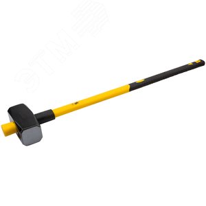 Кувалда кованая, фиброглассовая обратная усиленная ручка 900 мм, 6 кг - фото 2