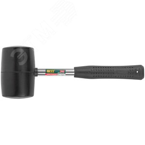 Киянка резиновая, металлическая ручка 65 мм (680 гр) - фото 3