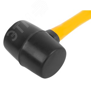 Киянка резиновая, фиберглассовая ручка 45 мм (230 гр) - фото 4