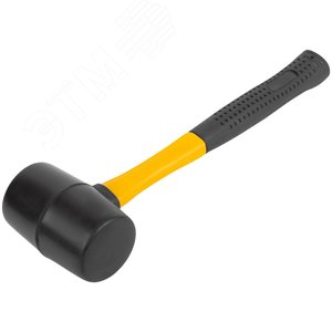 Киянка резиновая, фиберглассовая ручка 50 мм (340 гр) - фото 2