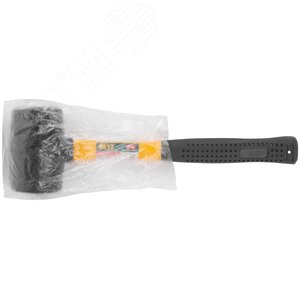 Киянка резиновая, фиберглассовая ручка 50 мм (340 гр) - фото 3