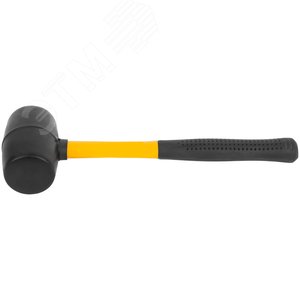 Киянка резиновая, фиберглассовая ручка 60 мм (450 гр) - фото 5