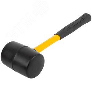 Киянка резиновая, фиберглассовая ручка 80 мм (900 гр) 45495 FIT - 2