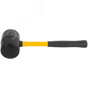 Киянка резиновая, фиберглассовая ручка 80 мм (900 гр) - фото 5
